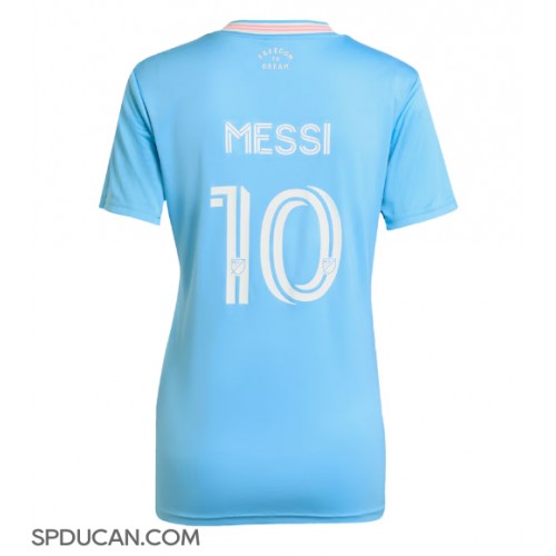 Zenski Nogometni Dres Inter Miami Lionel Messi #10 Rezervni 2025-26 Kratak Rukav Zenski Nogometni Dres Inter Miami Lionel Messi #10 Rezervni 2025-26 Kratak Rukav